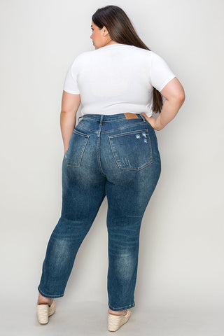 Tummy Control High Waist Slim Jeans by Judy Blue - A Roese Boutique