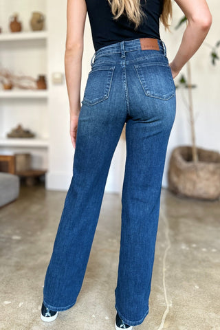 Tummy Control Straight Jeans by Judy Blue - A Roese Boutique