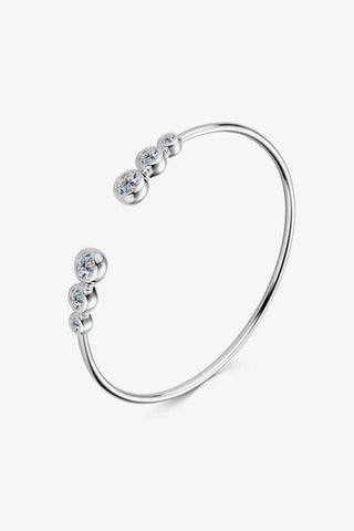 1.8 Carat Moissanite 925 Sterling Silver Bracelet - A Roese Boutique