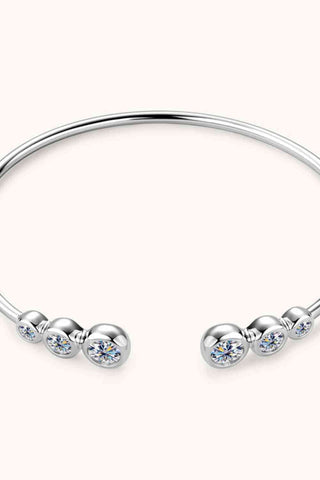 1.8 Carat Moissanite 925 Sterling Silver Bracelet - A Roese Boutique