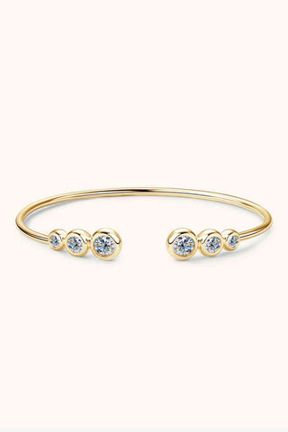 1.8 Carat Moissanite 925 Sterling Silver Bracelet - A Roese Boutique