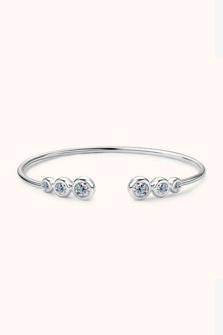 1.8 Carat Moissanite 925 Sterling Silver Bracelet - A Roese Boutique