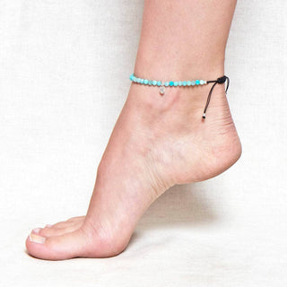 Amazonite Energy Anklet by Tiny Rituals - A Roese Boutique