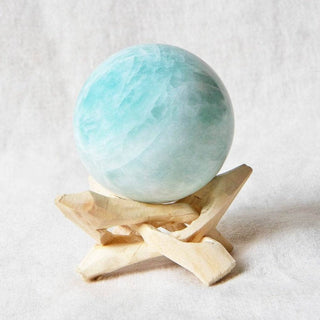 Amazonite Sphere with Tripod by Tiny Rituals - A Roese Boutique