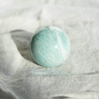 Amazonite Sphere with Tripod by Tiny Rituals - A Roese Boutique