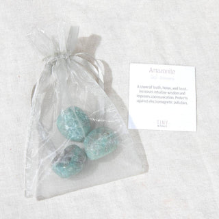 Amazonite Stone Set by Tiny Rituals - A Roese Boutique