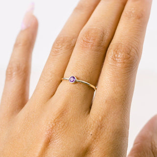 Amethyst Gold Ring by Tiny Rituals - A Roese Boutique