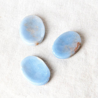 Angelite Worry Stone - A Roese Boutique