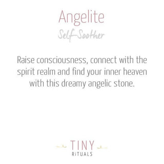 Angelite Worry Stone - A Roese Boutique