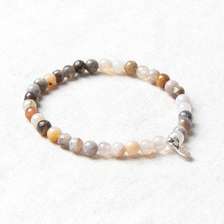 Bamboo Leaf Agate Energy Bracelet by Tiny Rituals - A Roese Boutique