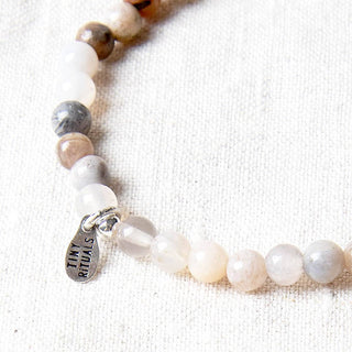 Bamboo Leaf Agate Energy Bracelet by Tiny Rituals - A Roese Boutique