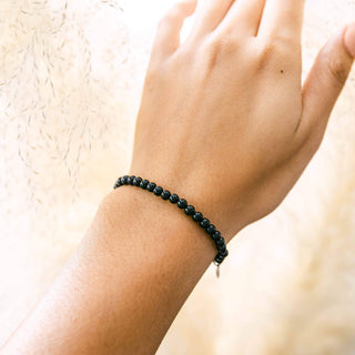 Black Tourmaline Energy Bracelet by Tiny Rituals - A Roese Boutique