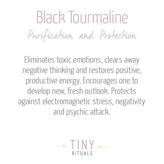 Black Tourmaline Energy Bracelet by Tiny Rituals - A Roese Boutique