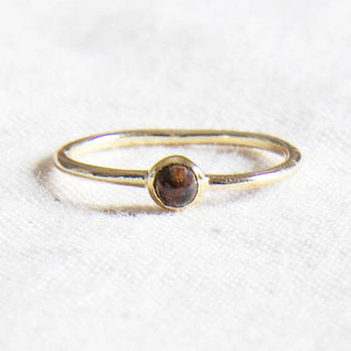 Bloodstone Silver or Gold Ring by Tiny Rituals - A Roese Boutique