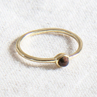 Bloodstone Silver or Gold Ring by Tiny Rituals - A Roese Boutique