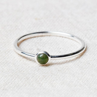 Bloodstone Silver or Gold Ring by Tiny Rituals - A Roese Boutique