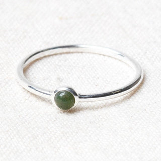 Bloodstone Silver or Gold Ring by Tiny Rituals - A Roese Boutique