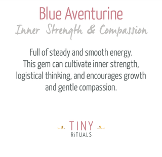 Blue Aventurine Energy Bracelet by Tiny Rituals - A Roese Boutique