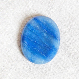 Blue Aventurine Worry Stone by Tiny Rituals - A Roese Boutique