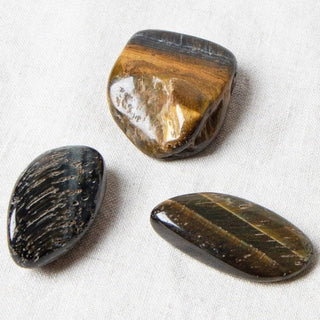 Blue Tiger Eye Stone Set by Tiny Rituals - A Roese Boutique