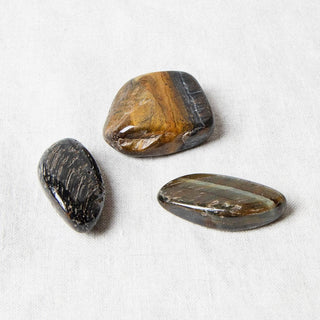 Blue Tiger Eye Stone Set by Tiny Rituals - A Roese Boutique