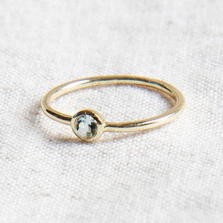 Blue Topaz Silver or Gold Ring by Tiny Rituals - A Roese Boutique