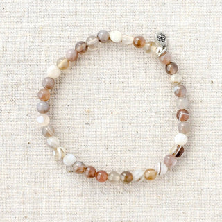 Botswana Agate Energy Bracelet by Tiny Rituals - A Roese Boutique