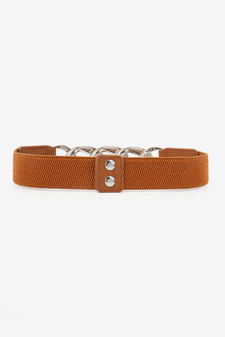 Chain Detail Elastic Belt - A Roese Boutique