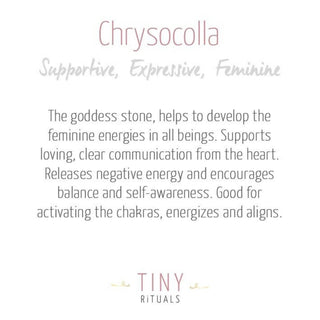 Chrysocolla Energy Bracelet by Tiny Rituals - A Roese Boutique