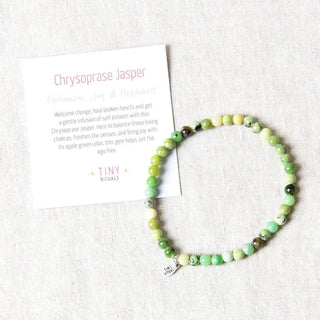 Chrysoprase Jasper Energy Bracelet by Tiny Rituals - A Roese Boutique