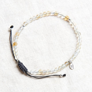 Citrine Energy Anklet by Tiny Rituals - A Roese Boutique