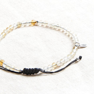 Citrine Energy Anklet by Tiny Rituals - A Roese Boutique