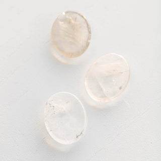 Clear Quartz Worry Stone - A Roese Boutique