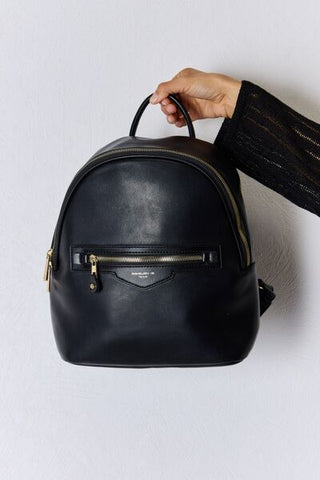 David Jones PU Leather Backpack - A Roese Boutique