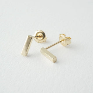 Drop Bar Earrings, 14k Gold - A Roese Boutique