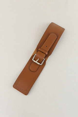 Elastic Wide PU Belt - A Roese Boutique