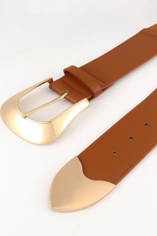 Elastic Wide PU Belt - A Roese Boutique