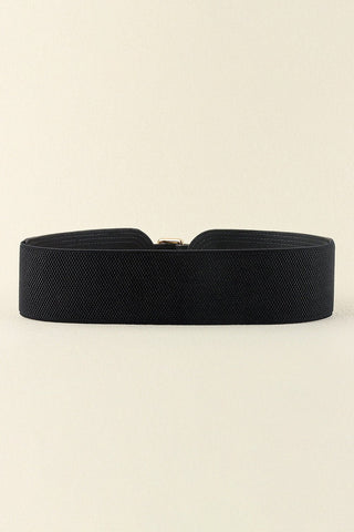 Elastic Wide PU Belt - A Roese Boutique