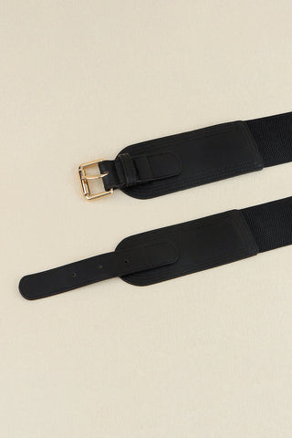 Elastic Wide PU Belt - A Roese Boutique