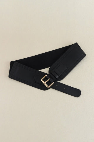 Elastic Wide PU Belt - A Roese Boutique