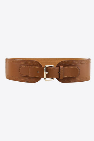 Elastic Wide PU Belt - A Roese Boutique