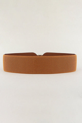 Elastic Wide PU Belt - A Roese Boutique