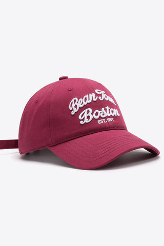 Embroidered Graphic Adjustable Baseball Cap - A Roese Boutique