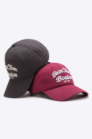 Embroidered Graphic Adjustable Baseball Cap - A Roese Boutique