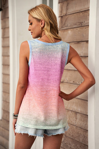 Gradient Pocket Tank - A Roese Boutique