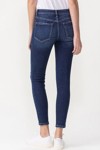 Lovervet Full Size Chelsea Midrise Crop Skinny Jeans - A Roese Boutique