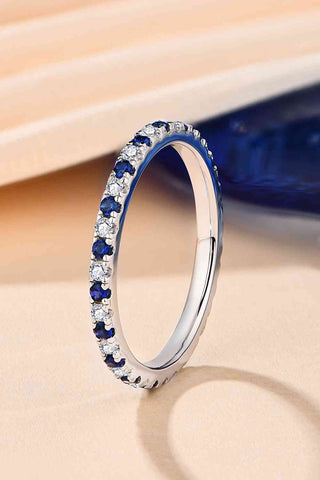 Moissanite Lab-Grown Sapphire Rings - A Roese Boutique