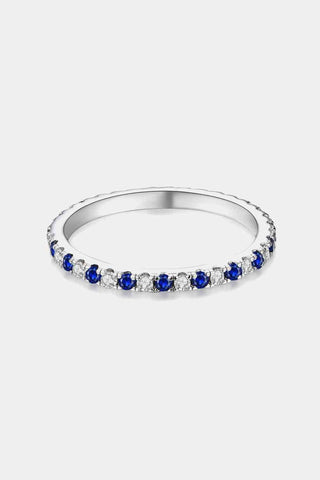 Moissanite Lab-Grown Sapphire Rings - A Roese Boutique