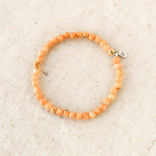 Orange Calcite Energy Bracelet by Tiny Rituals - A Roese Boutique