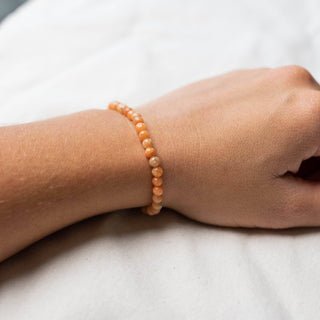 Orange Calcite Energy Bracelet by Tiny Rituals - A Roese Boutique